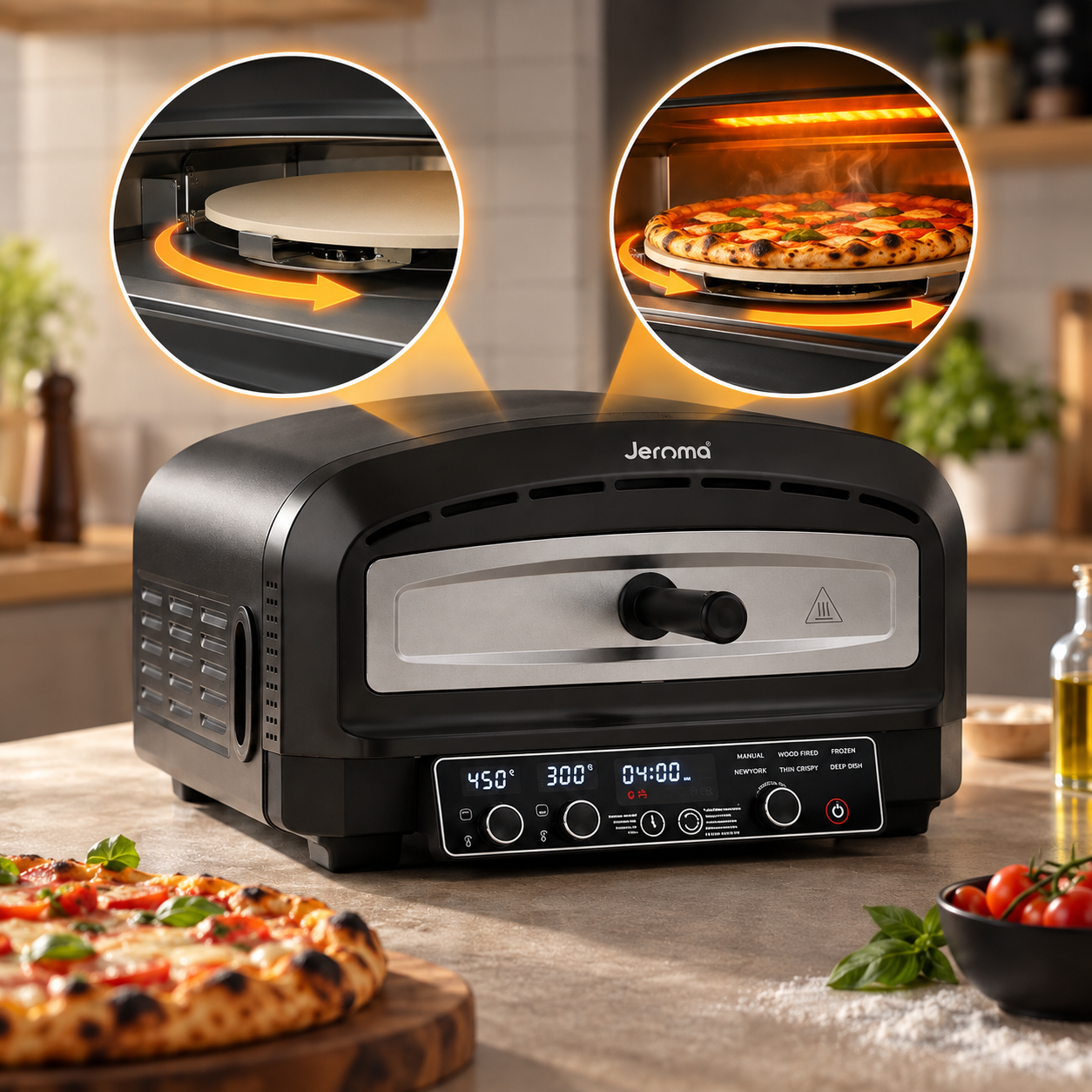 Jeroma Rotaro Electric Pizza Oven