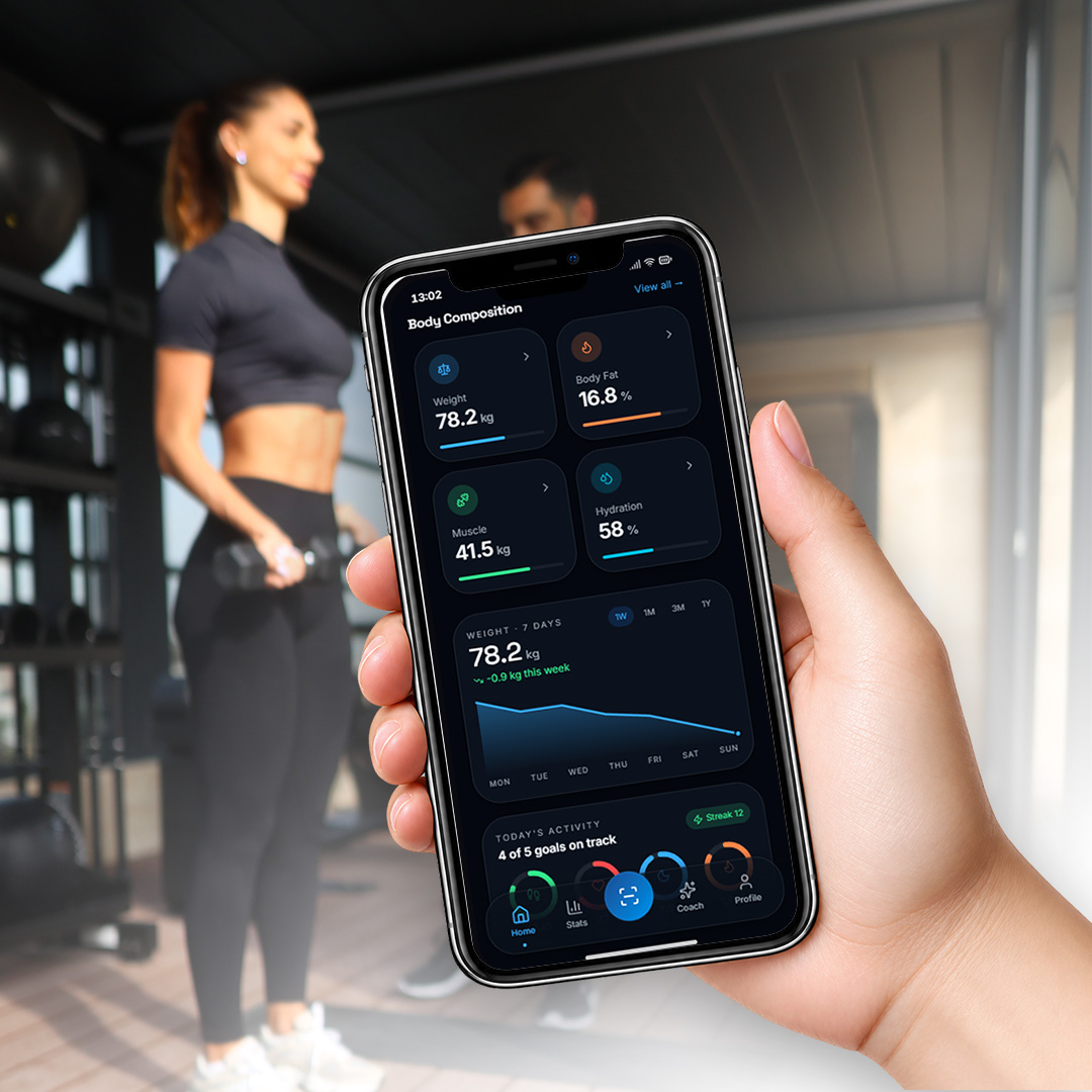 Track full body composition and health metrics