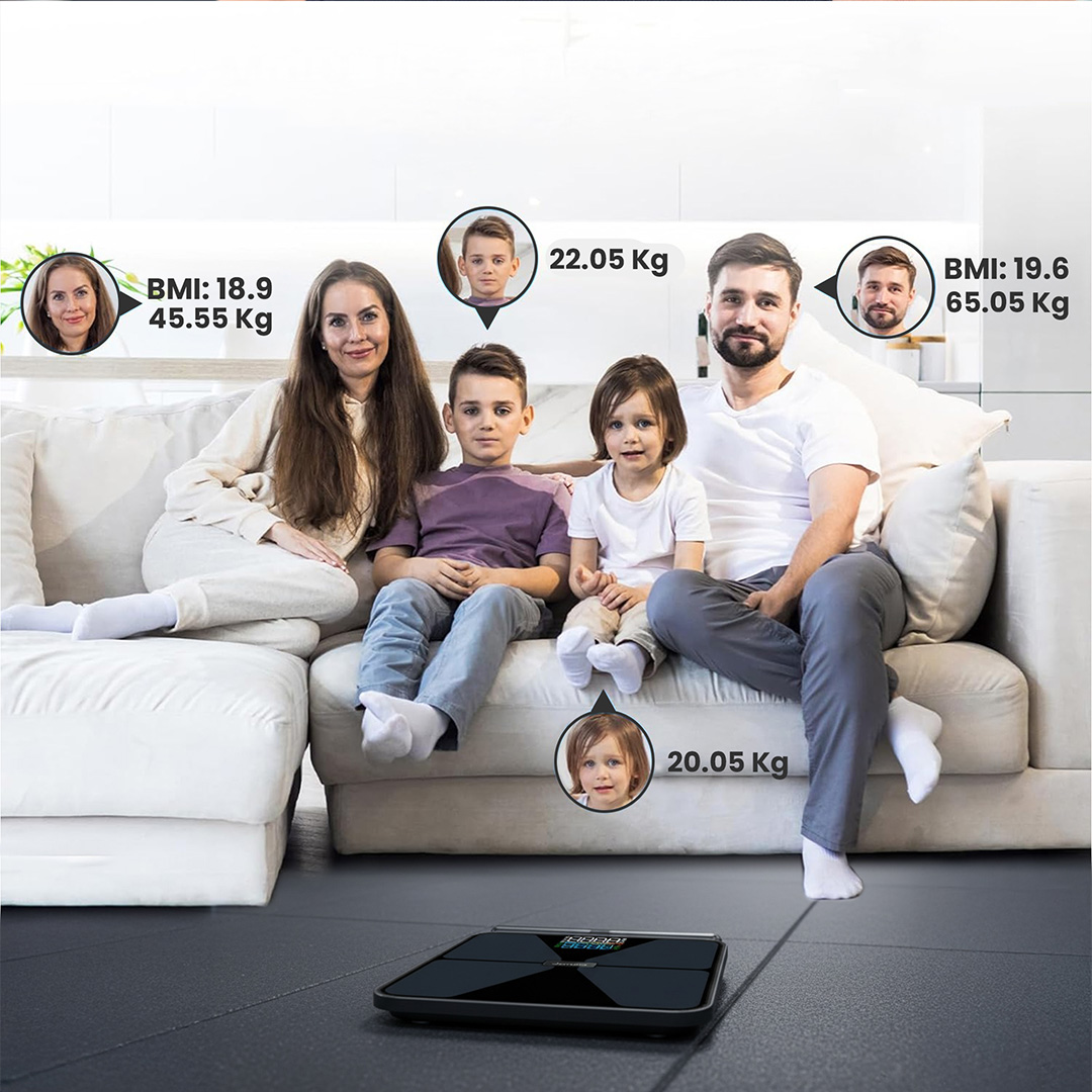 Jeroma smart scale with mobile app